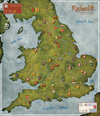 Richard III map